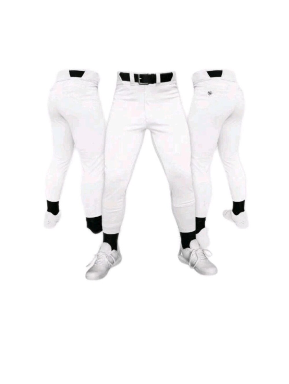 Dirty Mids Essentials The Original Baseball Pants White XS NWT *WITH FLAW